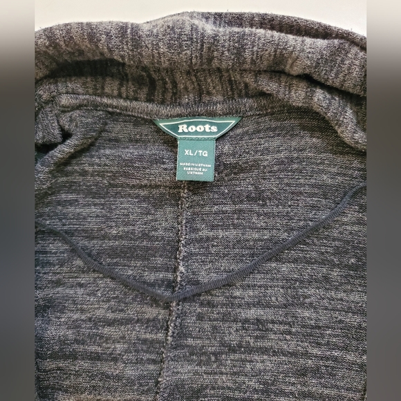 ROOTS - Jersey / Stretchy Gray Cardigan - 1X  - Picture 9 of 10